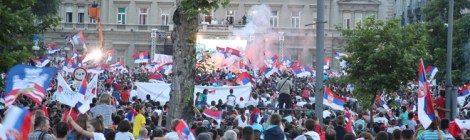 Belgradin kaupungintalo 22.6.2015 klo 20.